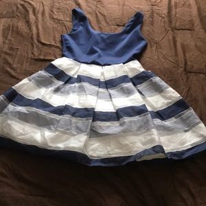White and Navy dress